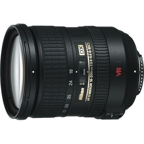 Nikon AF-S DX 18-200mm f/3.5-5.6 VR - Zoom-objectief - 11,1x zoom - Nikon F mount Tweedehands
