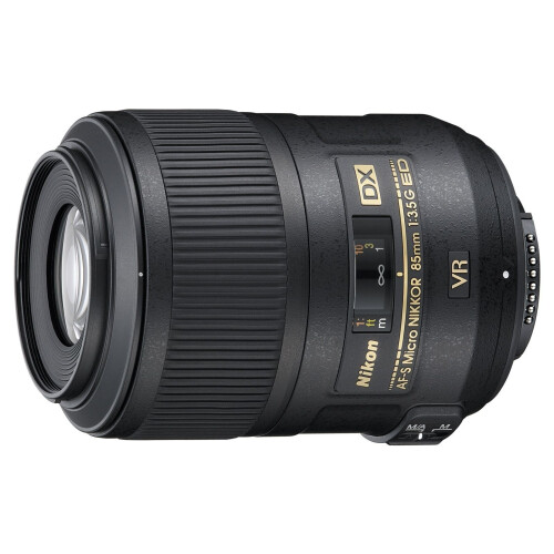 Nikon AF-S DX 85mm f/3.5G ED VR Micro - Macro-objectief - 1:1 vergroting - Gewicht 355 gram Tweedehands