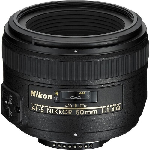 Nikon AF-S NIKKOR 50 mm F1.4 G 58 mm filter (geschikt voor Nikon F) zwart Tweedehands
