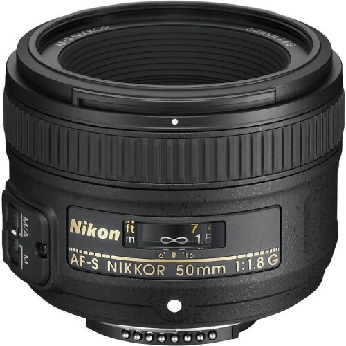 Nikon AF-S NIKKOR 50 mm F1.8 G 58 mm filter (geschikt voor Nikon F) zwart Tweedehands