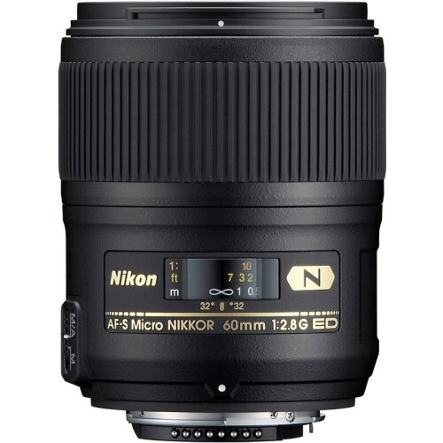 Nikon AF-S NIKKOR 60 mm F2.8 ED G 62 mm filter (geschikt voor Nikon F) zwart