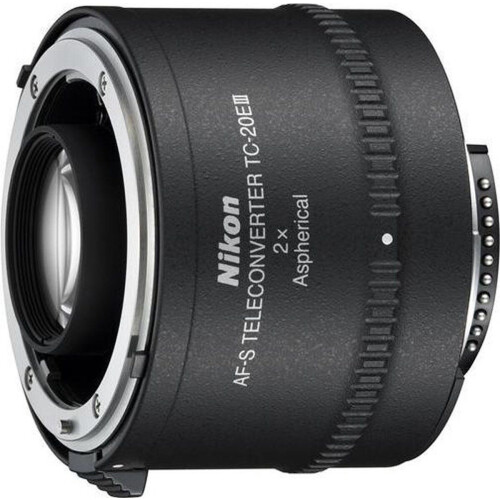 Nikon AF-S Teleconverter TC-20E III - Converter lens - Verdubbelt brandpuntsafstand - Zwart Tweedehands