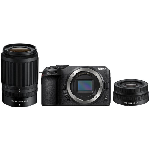 Nikon Z 30 - Systeemcamera - 21Mpx APS-C - 16-50mm + 50-250mm - Zwart Tweedehands