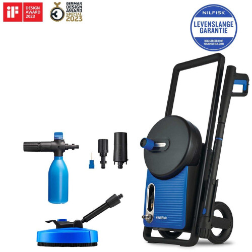 Nilfisk Excellent 170 P - hogedrukreiniger - 2100 W - 170 bar - Power Foam Blaster (700 ml)