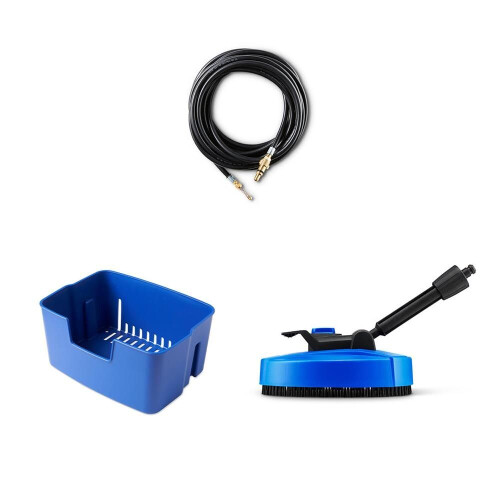 Nilfisk Reinigingsset voor Hogedrukreiniger Core 140– 3-delig – Zwart – Spuitlans 70 cm – Slang 6 m