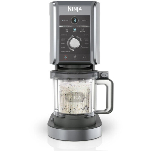 Ninja Creami Deluxe NC502EU - IJsmachine - 10 eenknopsprogramma's - Grijs