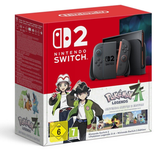 Nintendo Switch 2 - Handheld - 256GB opslag - Pokémon Legends: Z-A downloadcode - Zwart
