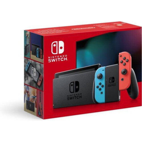 Nintendo Switch - Console - Verbeterde accuduur - Blauw/Rood