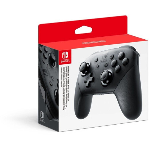 Nintendo Switch Pro Controller - Gamepad - Draadloos - Zwart Tweedehands