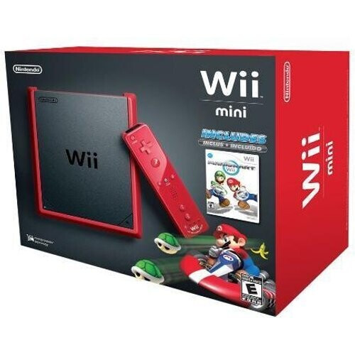 Refurbished Nintendo Wii Mini RVL-201 - Rood/Zwart Tweedehands