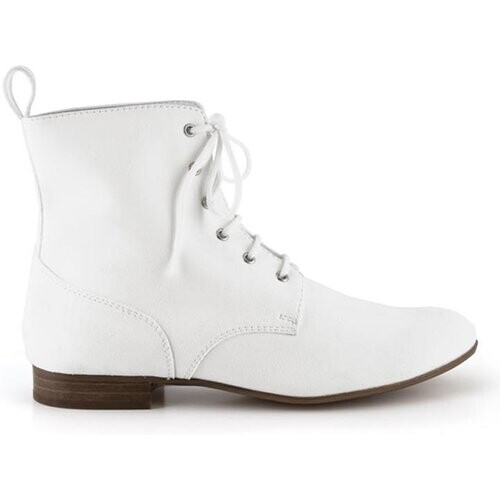 Noah dames vegan Ankle Boot Eleonora - White Tweedehands
