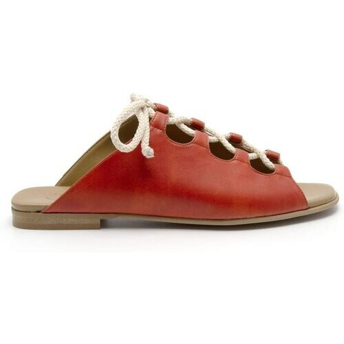 Noah dames vegan Sandal Virginia Nappa - Red Orange Tweedehands