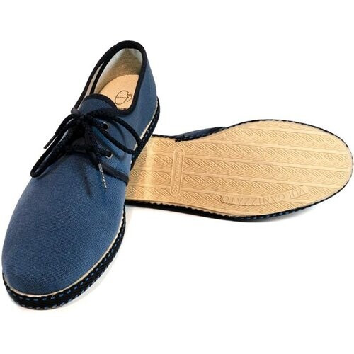 Noah mannen vegan Espadrilles Tommaso Blauw Tweedehands