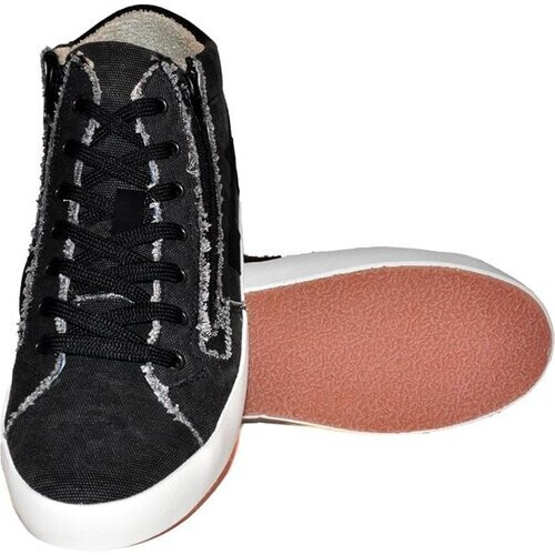 Noah mannen vegan High-Top Sneaker Tino Zwart Tweedehands
