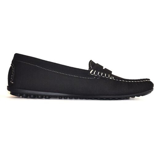 Noah mannen vegan Mocassin Tommy Suede - Black Tweedehands