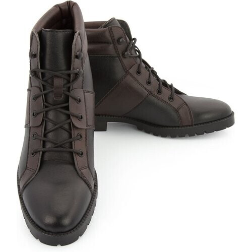 Noah mannen vegan Veterlaarzen Filippo - Zwart Tweedehands