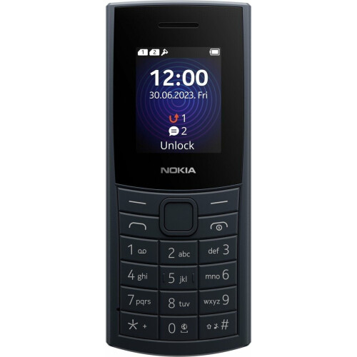 Nokia 110 4G - Basistelefoon - 1,8 inch HD-scherm - Midnight Blue (2024) Tweedehands