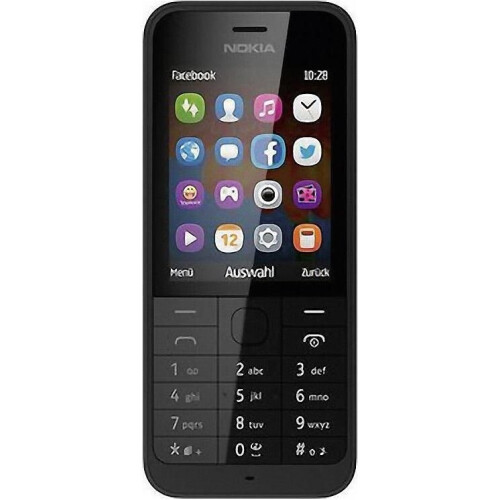 Nokia 220 - GSM - 2-megapixelcamera - Zwart