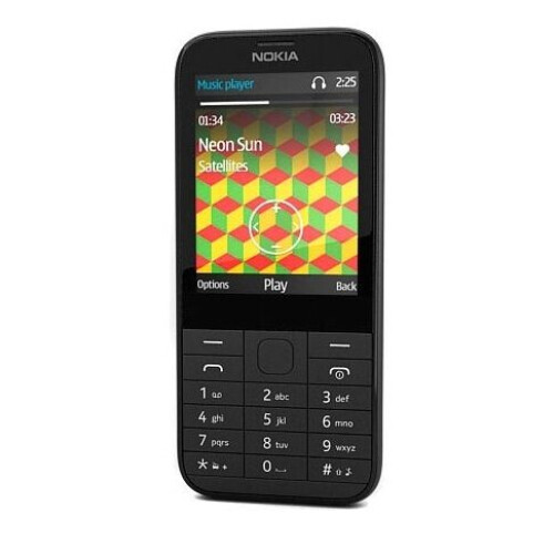 Nokia 225 - Origineel - 2,8" LCD - Zwart