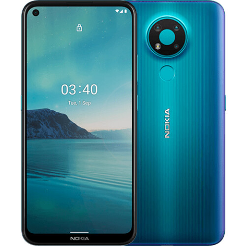 Nokia 3.4 - Smartphone - 3GB RAM - 32GB opslag - Blauw Tweedehands