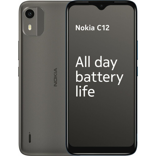 Nokia C12 - Smartphone - 3GB RAM - 64GB opslag - Grijs