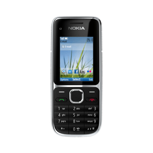 Nokia C2-01 - Smartphone - 3.2 MP camera - Zwart