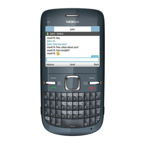 Nokia C3-00 - Mobiele telefoon - 2,4" LCD - 55MB opslag - Grijs Tweedehands