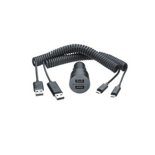 Nokia DC-20 - Autolader - Dual USB super snel opladen - Zwart Tweedehands