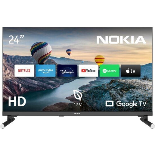 Nokia HN24GE320C - 24 inch LED HD Google TV - 12V - Stembediening - Achtergrondverlichting afstandsbediening