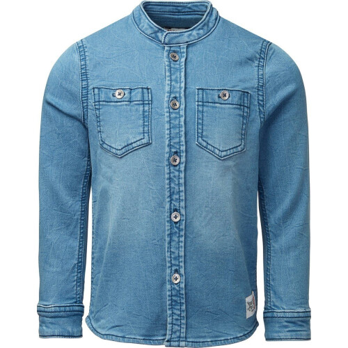 Noppies Gangtok - Jongens T-shirt - Lange mouw - Light Blue Denim (2022) Tweedehands