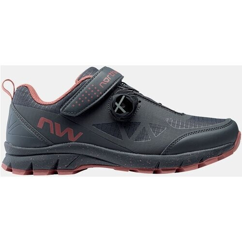 Northwave Corsair MTB-schoen Dames Zwart/Rood Tweedehands