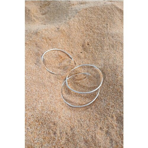 Nouare Jewelry dames vegan Drie Bangle-Armbanden Gerecycled Zilver