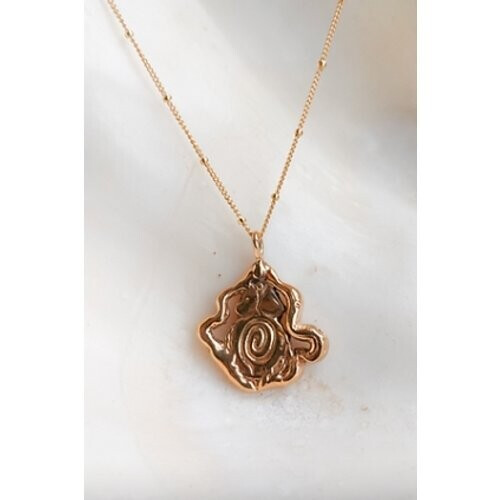 Nouare Jewelry dames vegan Ketting Godin Droom Goudvermeil Tweedehands