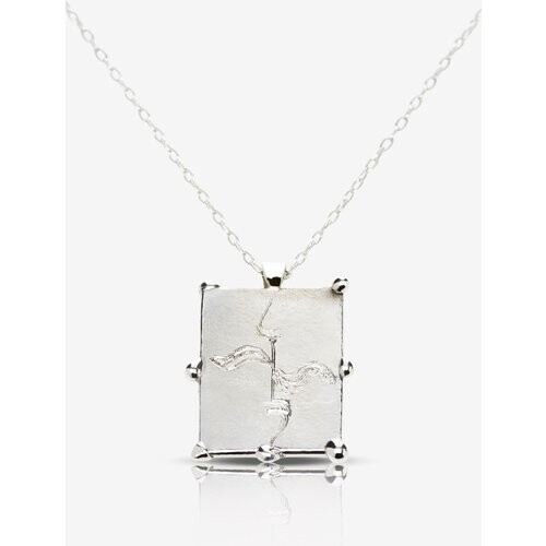 Nouare Jewelry dames vegan Ketting Padma Gerecycled Zilver Tweedehands