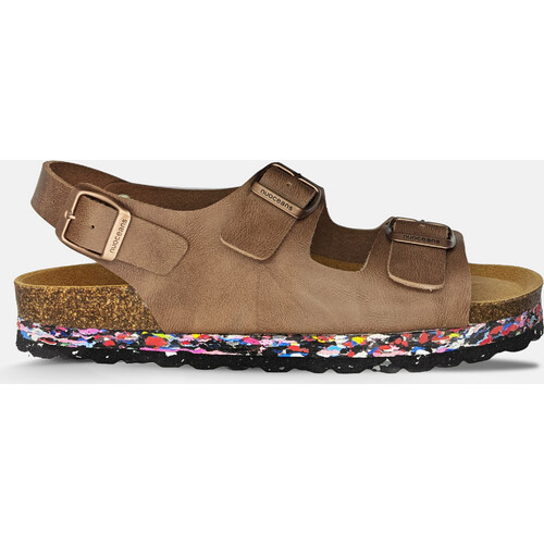 Nuoceans mannen vegan Sandalen Hazel Bruin Tweedehands