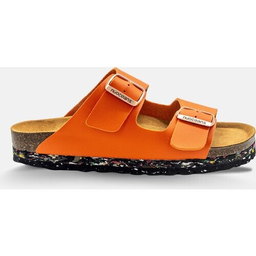 Nuoceans mannen vegan Sandalen Tropic Oranje Tweedehands