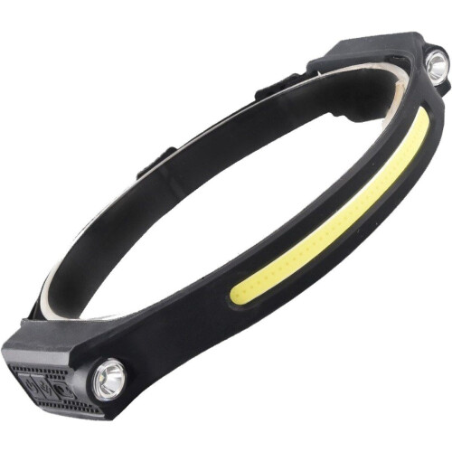 Nuvance Hoofdlamp - Led Oplaadbaar - 350 Lumen - Bewegingssensor - Zwart