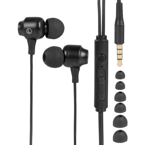 Nuvance Oortjes - 3.5mm Jack - In-Ear Oordopjes met Microfoon - Zwart Tweedehands