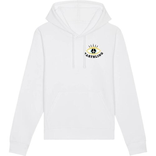 Oat Milk Club dames vegan Earthling - Biologisch Katoen Hoodie Wit Tweedehands