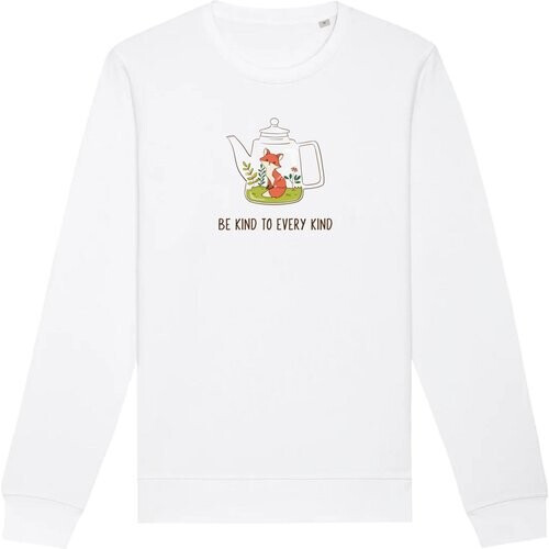 Oat Milk Club dames vegan Sweatshirt Be Kind To Every Kind Wit Tweedehands