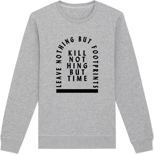 Oat Milk Club dames vegan Sweatshirt Kill Nothing But Time Grijs Tweedehands
