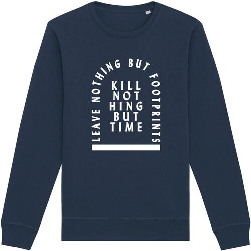 Oat Milk Club dames vegan Sweatshirt Kill Nothing But Time Navy Tweedehands