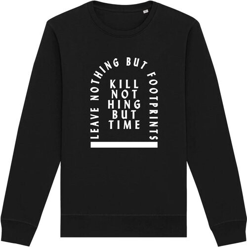 Oat Milk Club dames vegan Sweatshirt Kill Nothing But Time Zwart Tweedehands