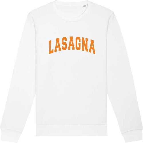 Oat Milk Club dames vegan Sweatshirt Lasagna Wit Tweedehands