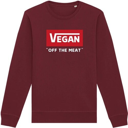 Oat Milk Club dames vegan Sweatshirt Off The Meat Bordeaux Tweedehands