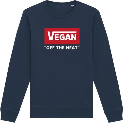 Oat Milk Club dames vegan Sweatshirt Off The Meat Navy Tweedehands