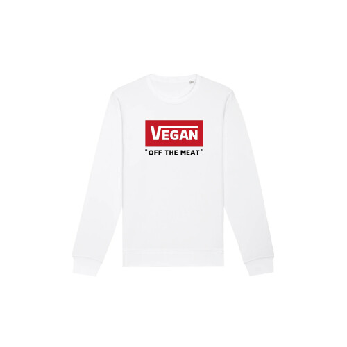 Oat Milk Club dames vegan Sweatshirt Off The Meat Wit Tweedehands