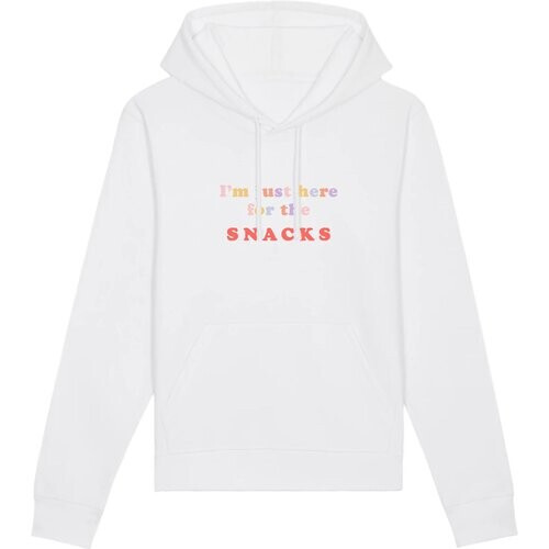 Oat Milk Club dames vegan Unisex Hoodie Snacks - Wit Tweedehands