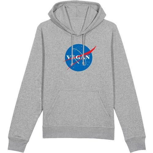 Oat Milk Club dames vegan Vegan Nasa - Biologisch Katoen Hoodie Grijs Tweedehands