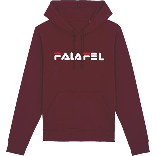 Oat Milk Club mannen vegan Hoodie Falafel Bordeaux Tweedehands